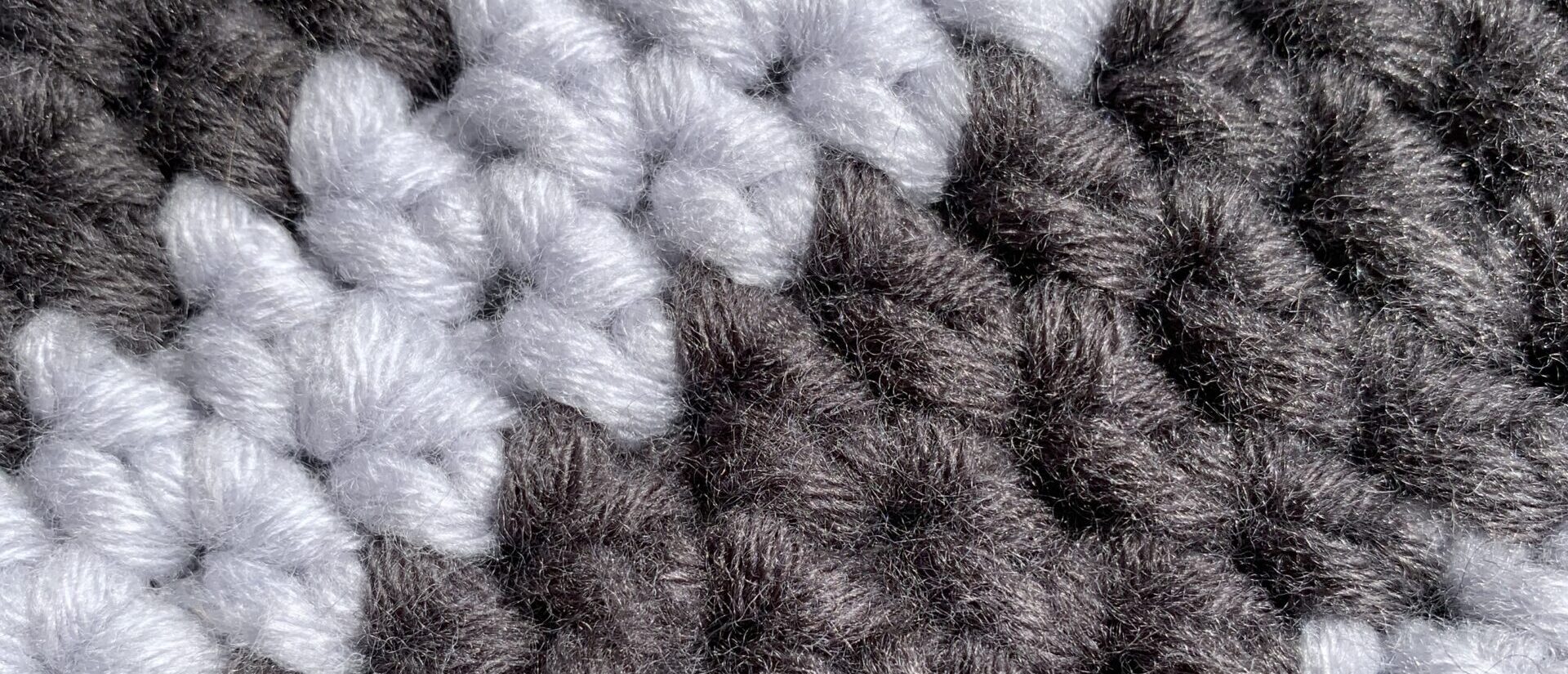 crocheted beanie close up