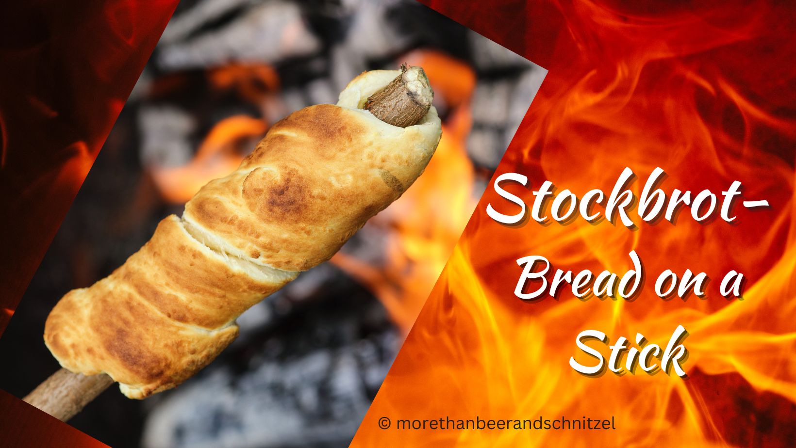 stockbrot bread on a stick