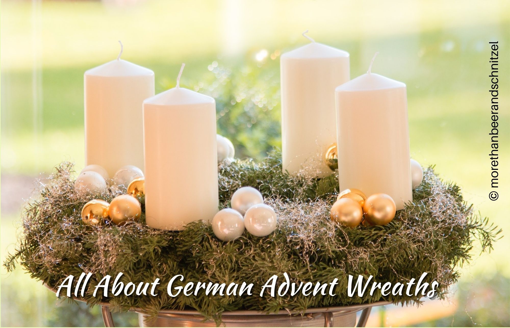 german advent wreath adventskranz